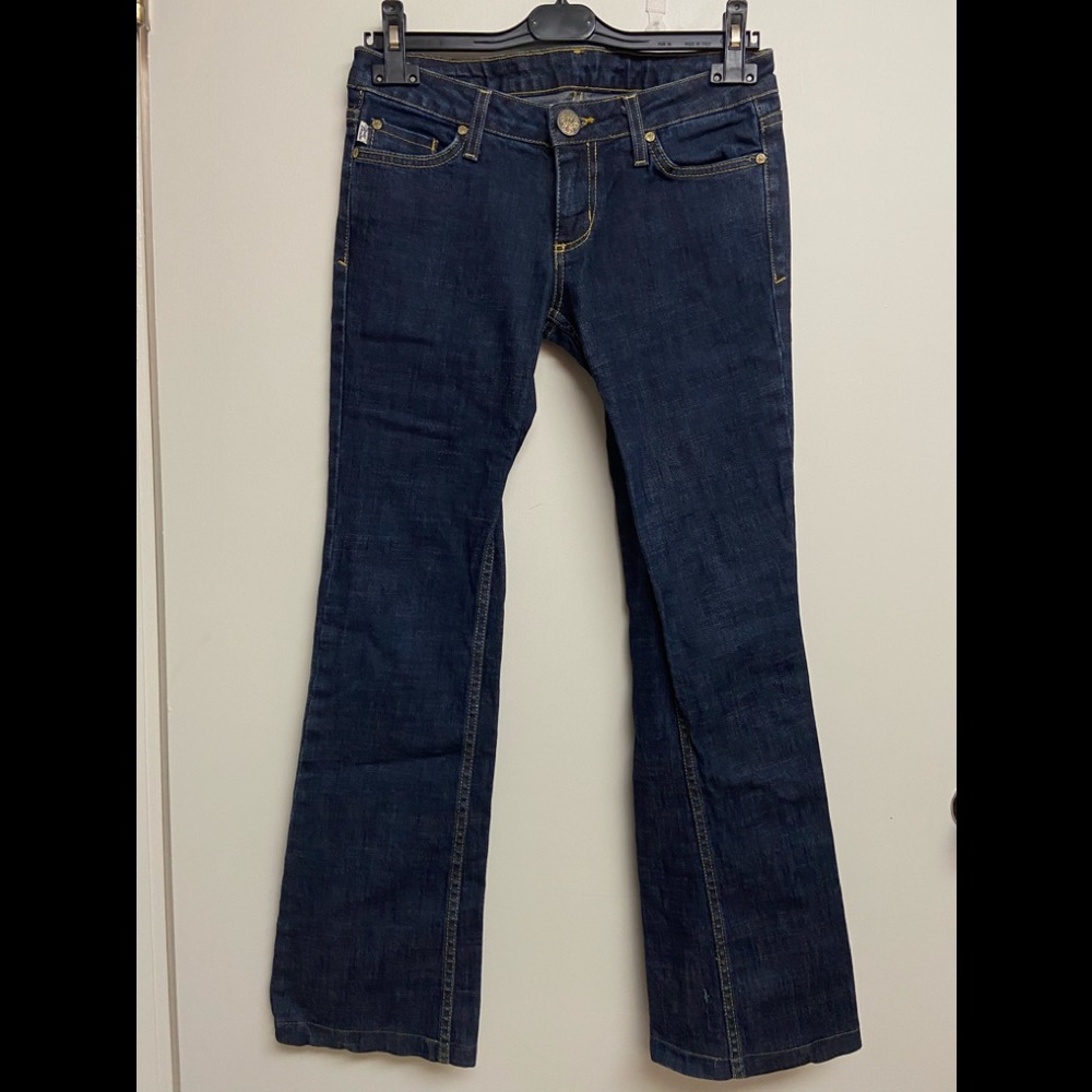 Street denim dark wash bootcut flare jeans size‎ 7